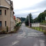 Beginn Fabrikstraße Einsiedel