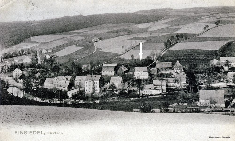 Wohnhaus Bergstraße 5 in Einsiedel um 1903